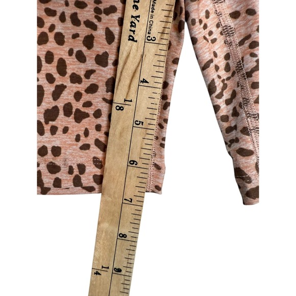 Beyond Yoga Pink and Brown Leopard Bike Shorts - Picture 6 of 6